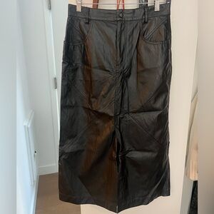 Isabel Marant leather skirt